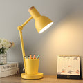Nordic Dome Iron Solid Wood 1-Light Table Lamp
