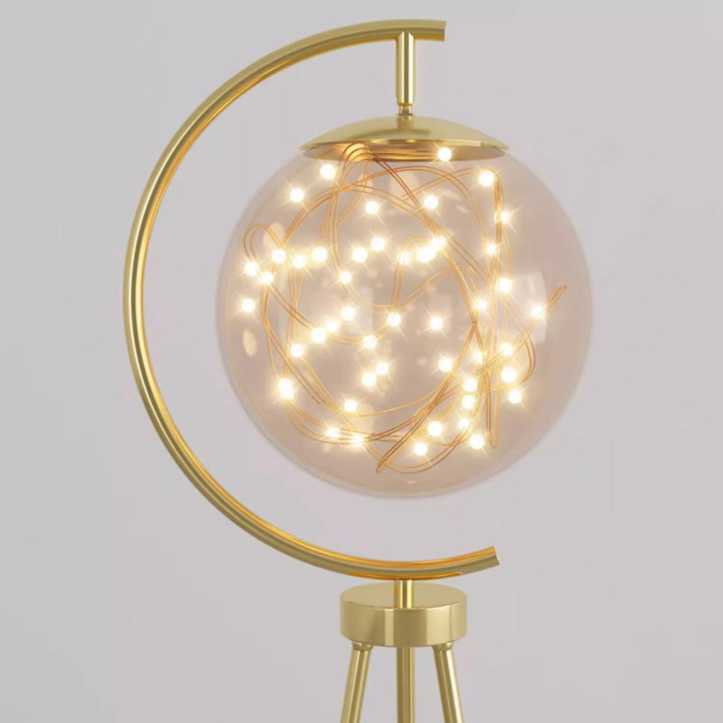 Contemporary Gold Floor Lamp