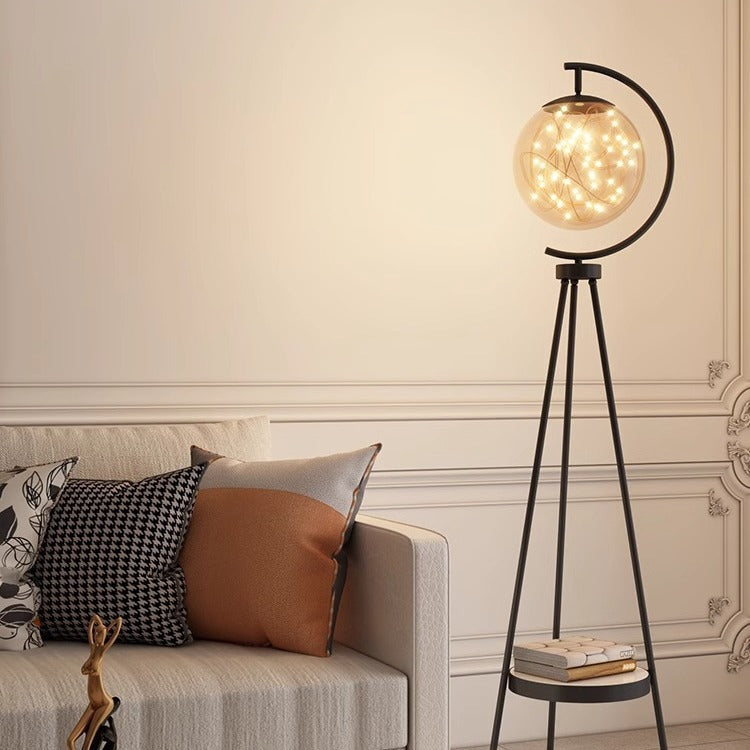 Contemporary Gold Floor Lamp