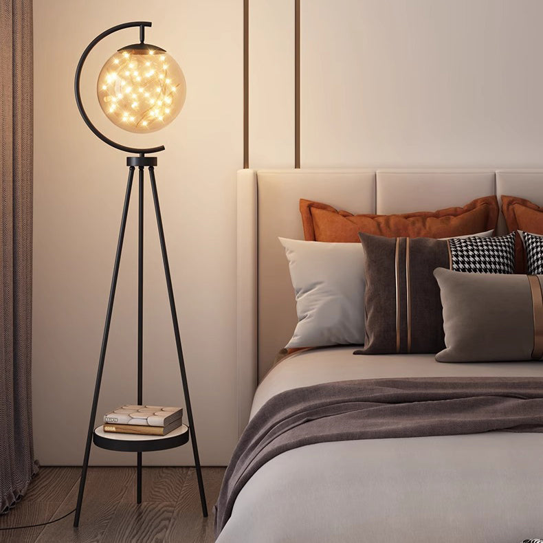 Contemporary Gold Floor Lamp