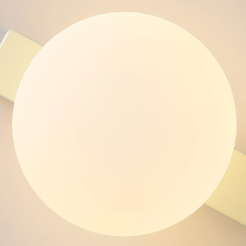 Modern Simplicity Geometry Iron Glass 1-Light Wall Sconce