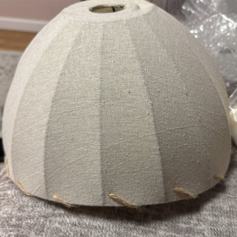 Vintage Beige Floor Lamp