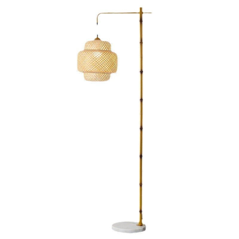 Traditional Yellow Floor Lamp