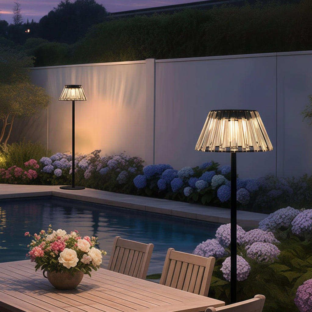 Industrial Black Outdoor Stake Light