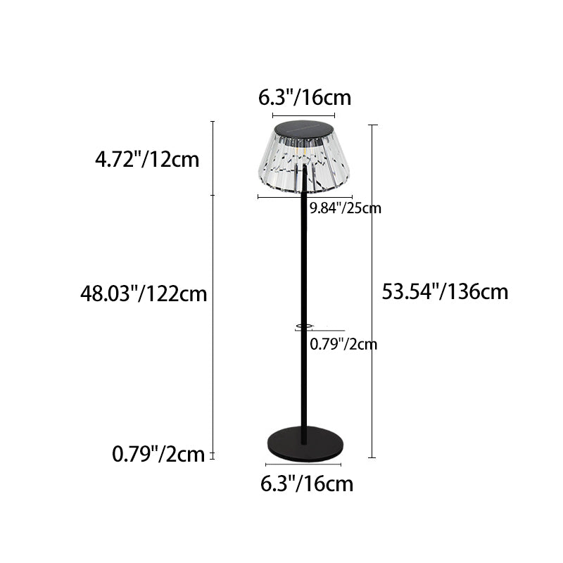 Industrial Black Outdoor Stake Light