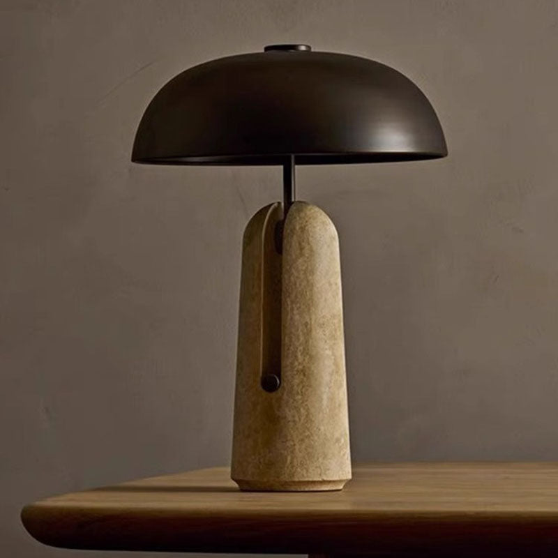 Traditional Japanese Iron Mushroom Table Lamp Table Lamp