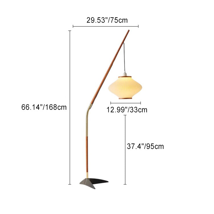 French White Floor Lamp