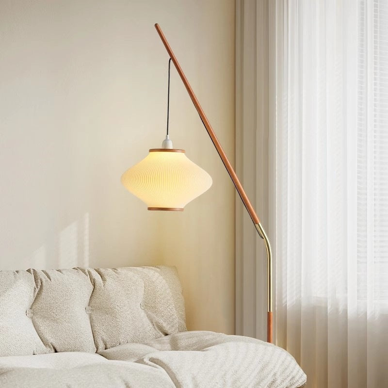 French White Floor Lamp