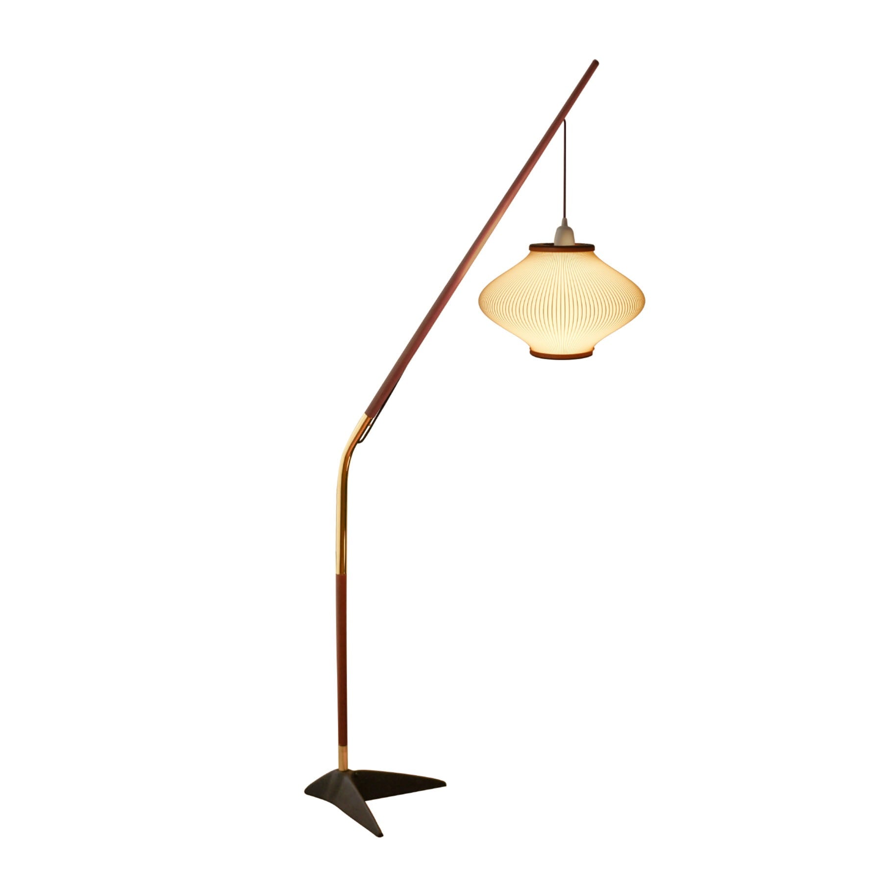 French White Floor Lamp