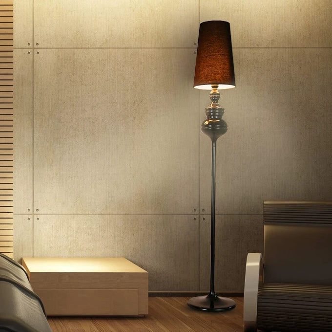 Scandinavian Black Floor Lamp