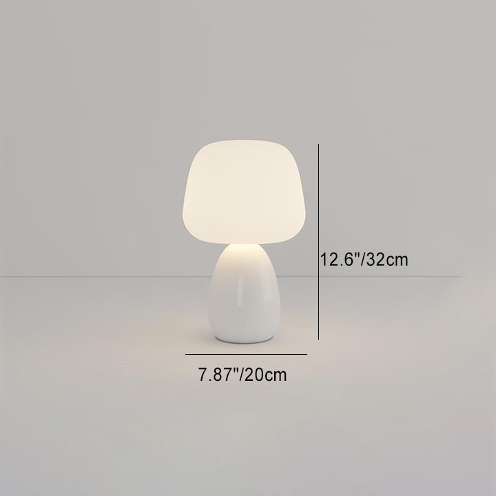 Modern Minimalist Round Cylinder Mushroom Round Table Lamp