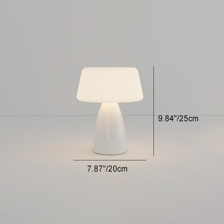 Modern Minimalist Round Cylinder Mushroom Round Table Lamp