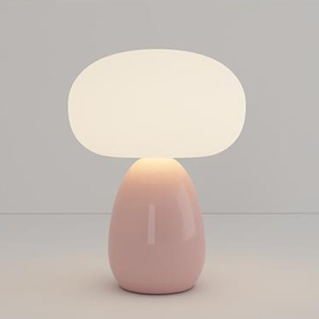 Modern Minimalist Round Cylinder Mushroom Round Table Lamp