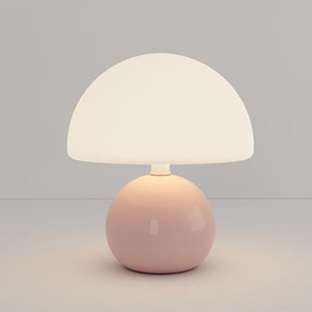 Modern Minimalist Round Cylinder Mushroom Round Table Lamp