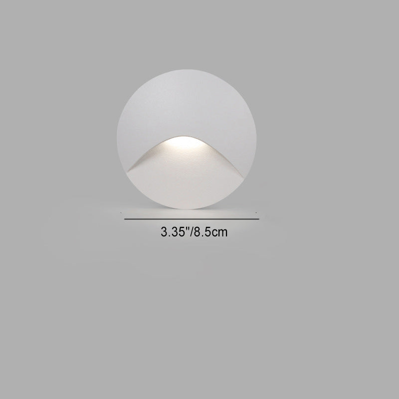Modern Simplicity Round Square Waterproof Aluminum LED Light