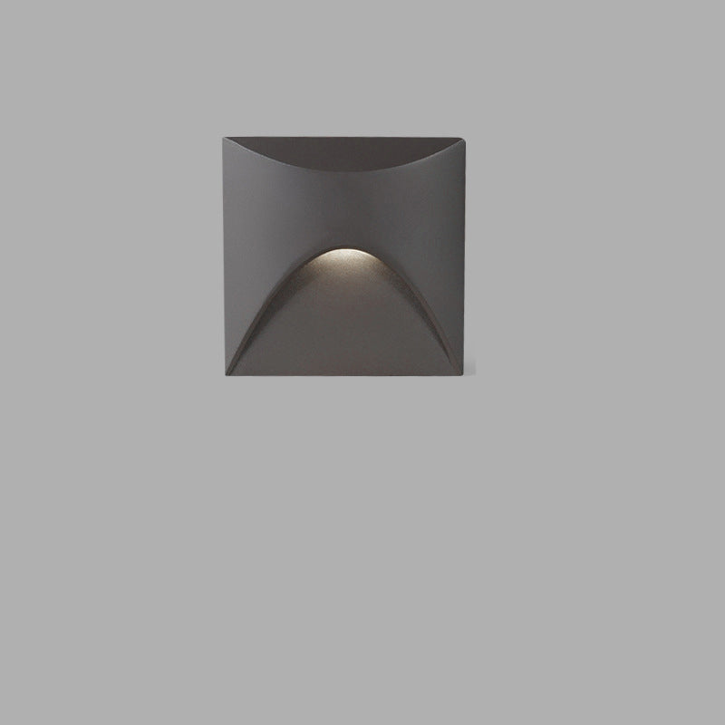 Modern Simplicity Round Square Waterproof Aluminum LED Light