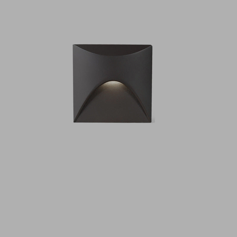 Modern Simplicity Round Square Waterproof Aluminum LED Light