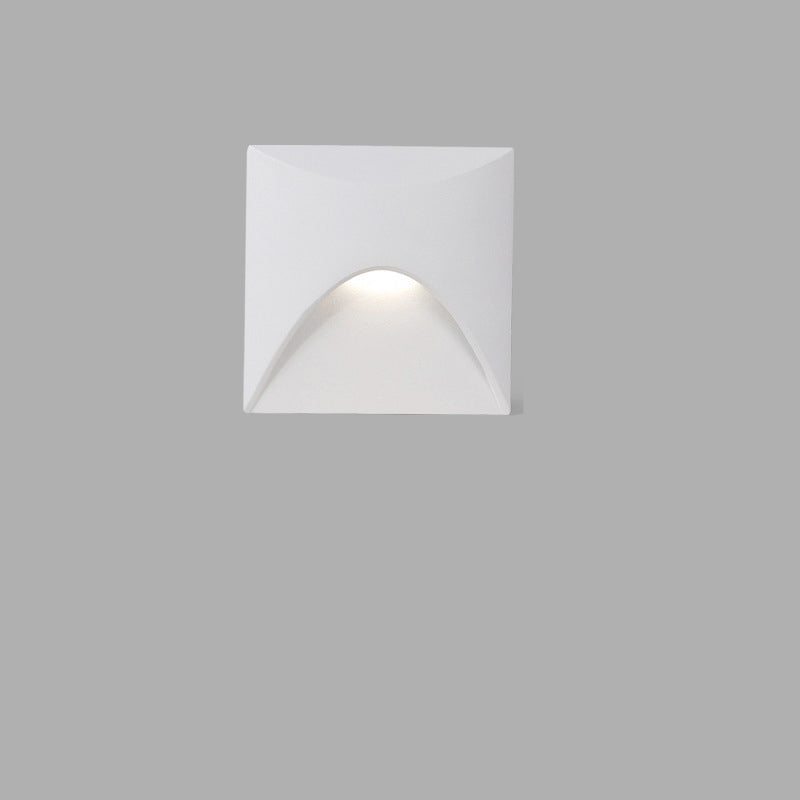 Modern Simplicity Round Square Waterproof Aluminum LED Light