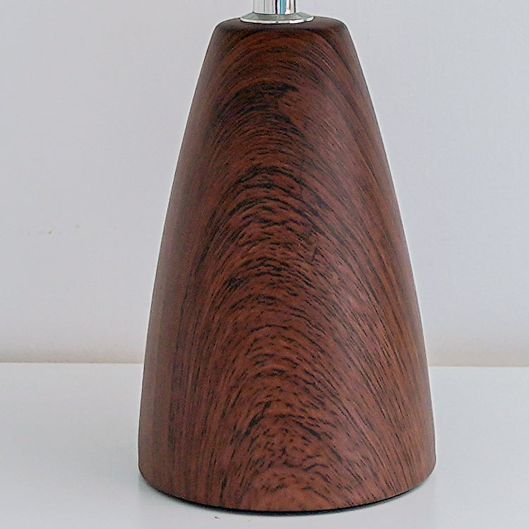 Traditional Vintage Scalloped Pleated Cone Fabric Table Lamp