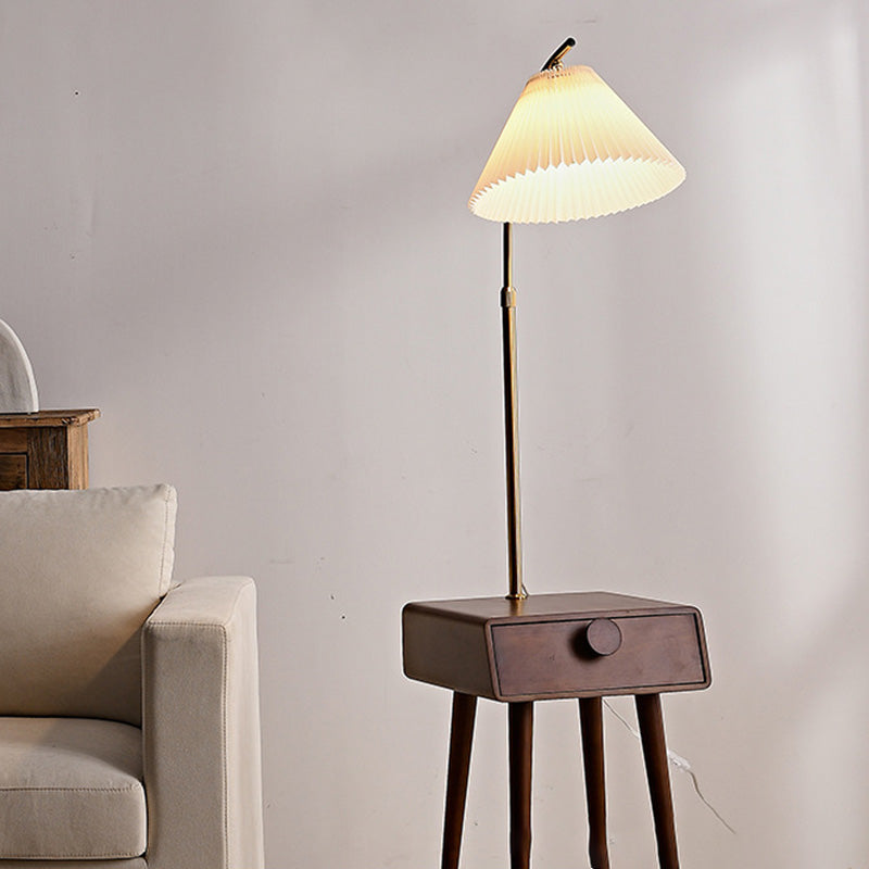 Japanese Natural Wood Floor Lamp