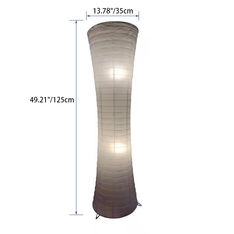 Nordic White 2-Light Floor Lamp