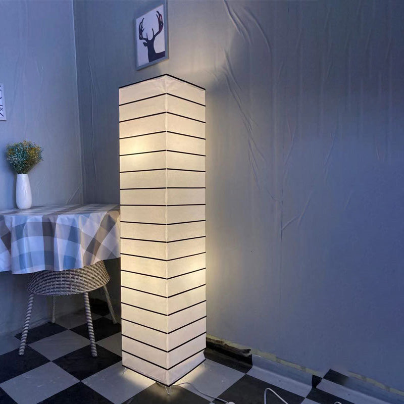Nordic White 2-Light Floor Lamp
