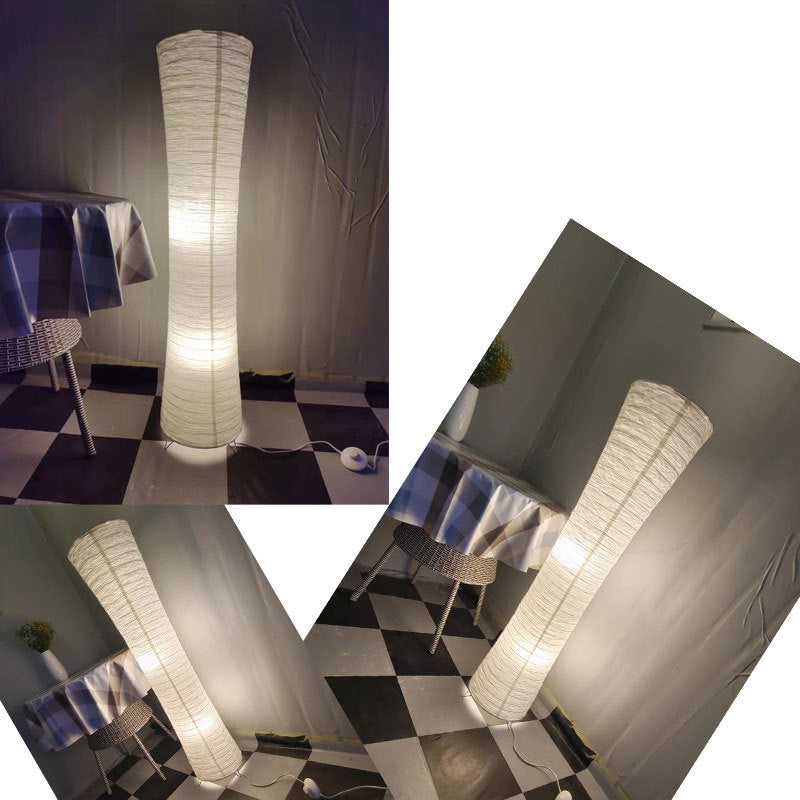 Nordic White 2-Light Floor Lamp