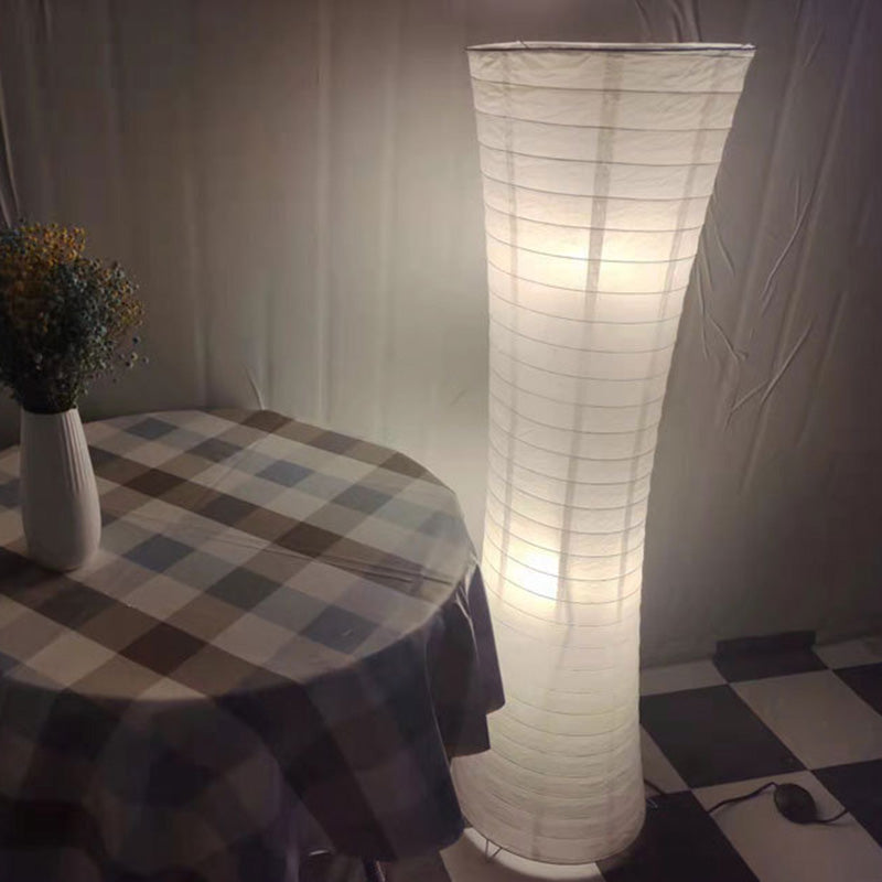 Nordic White 2-Light Floor Lamp