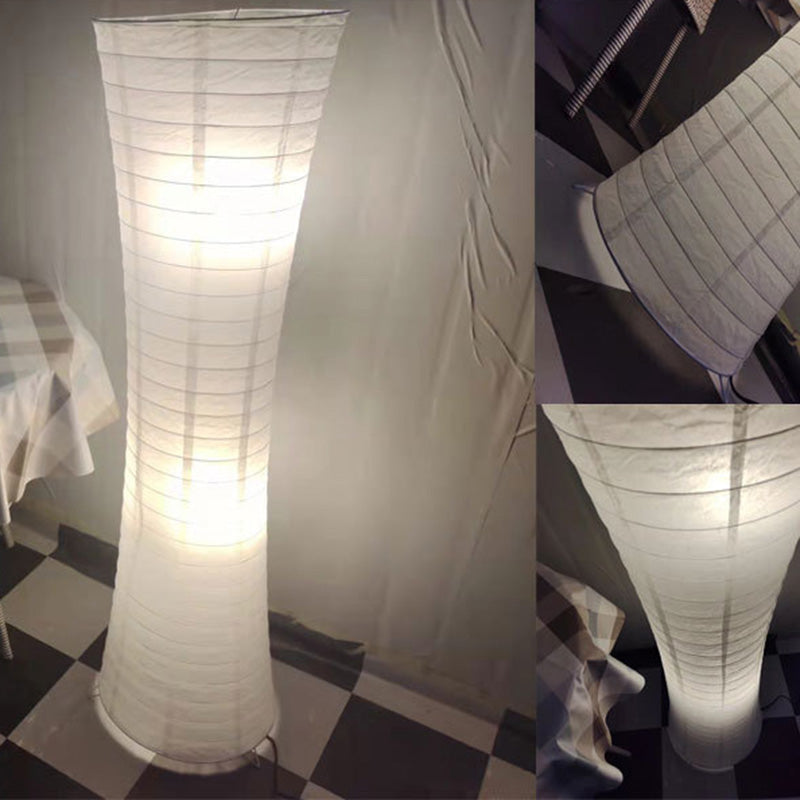Nordic White 2-Light Floor Lamp