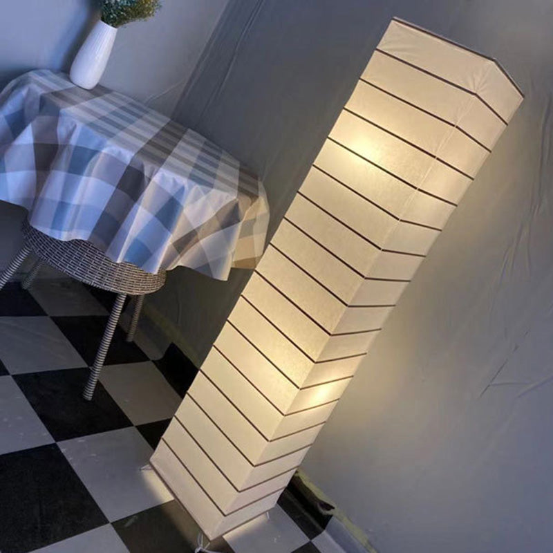 Nordic White 2-Light Floor Lamp
