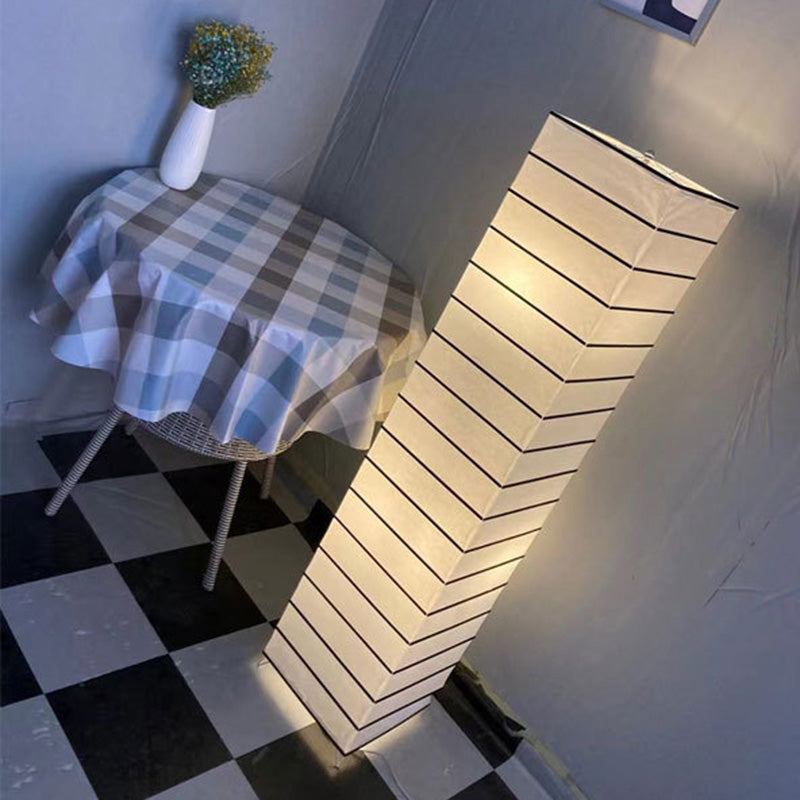 Nordic White 2-Light Floor Lamp
