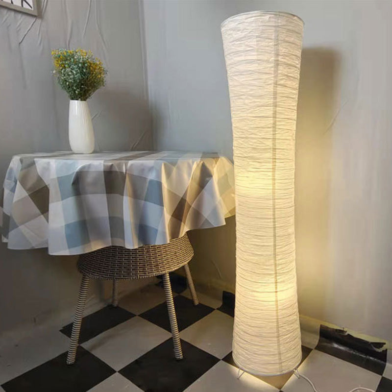 Nordic White 2-Light Floor Lamp