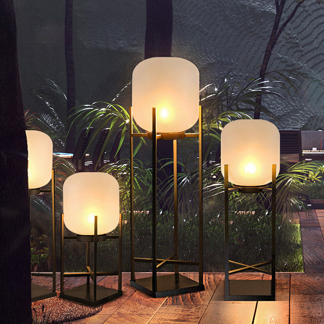 Modern Black Outdoor Stake Light