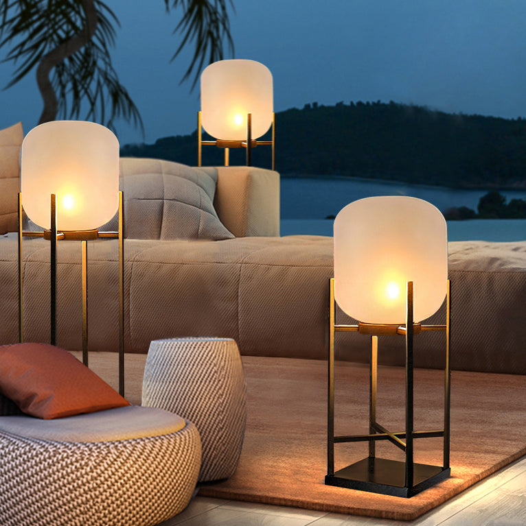 Modern Black Outdoor Stake Light