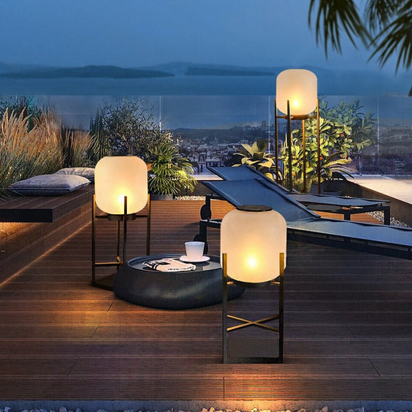 Modern Black Outdoor Stake Light