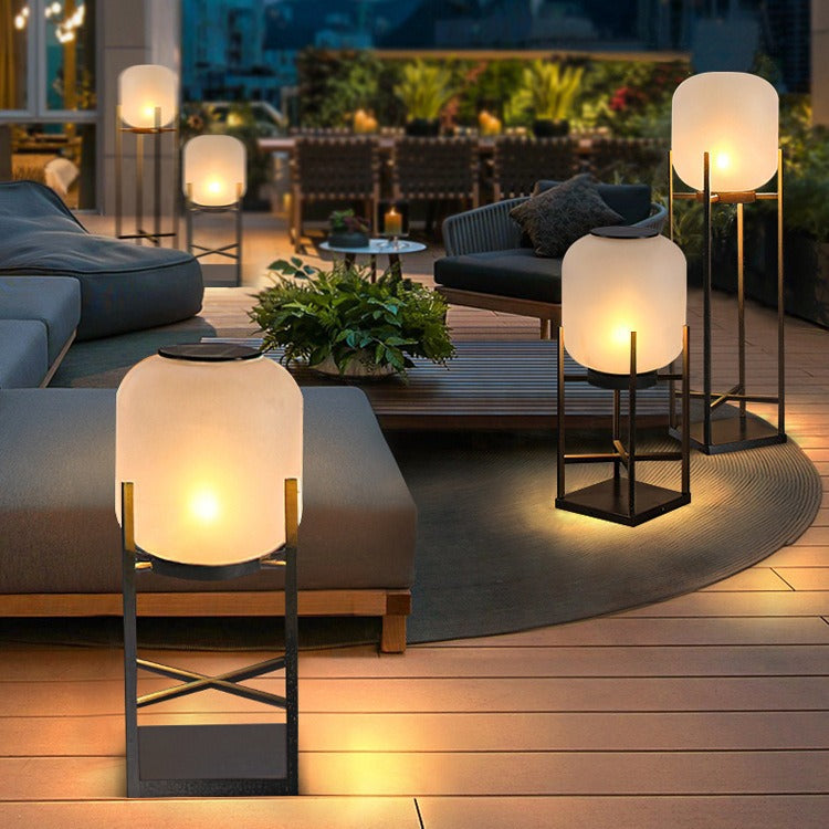 Modern Black Outdoor Stake Light