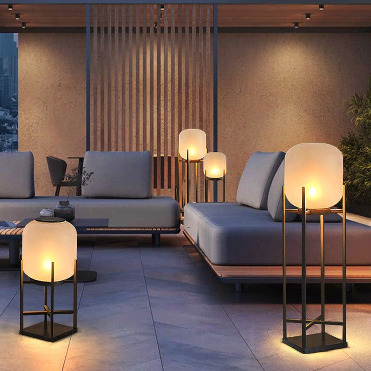 Modern Black Outdoor Stake Light
