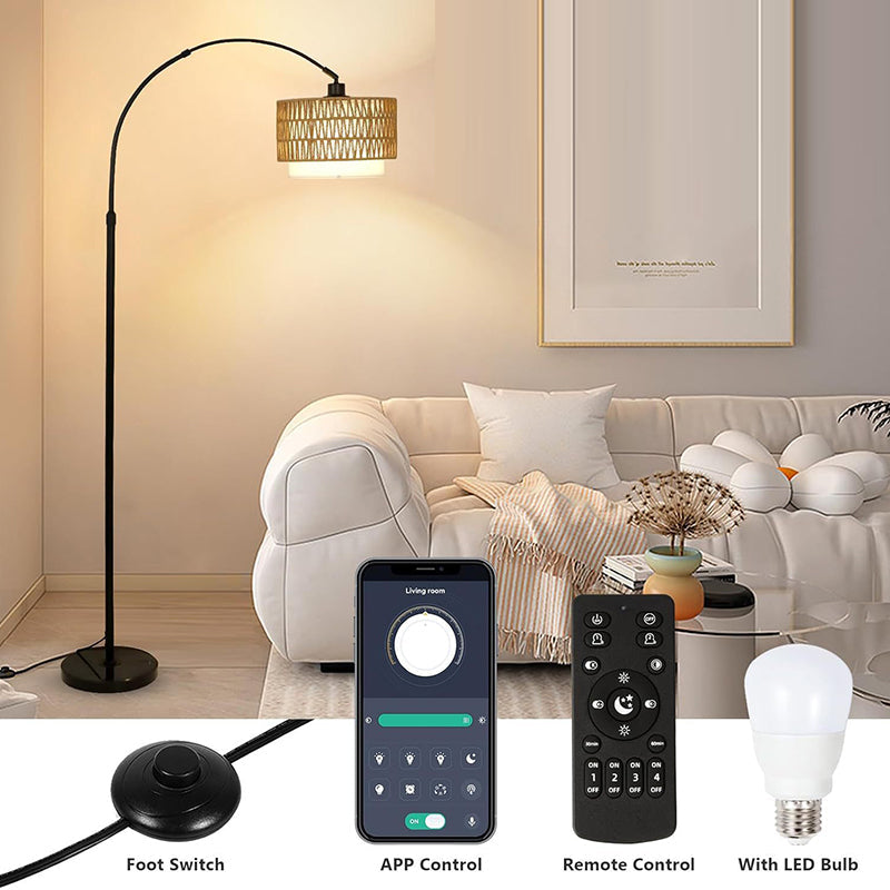 Traditional Beige Floor Lamp
