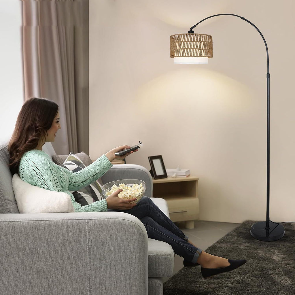 Traditional Beige Floor Lamp