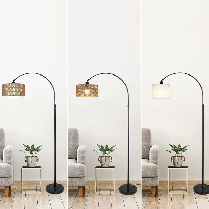 Traditional Beige Floor Lamp