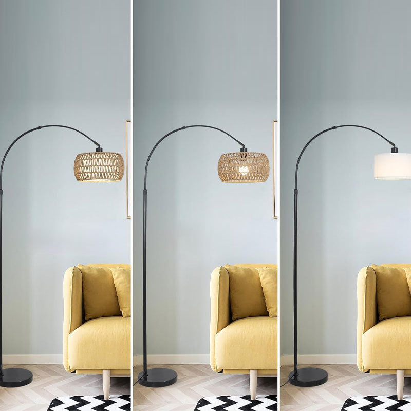 Traditional Beige Floor Lamp