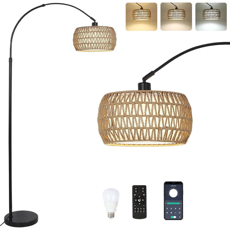 Traditional Beige Floor Lamp