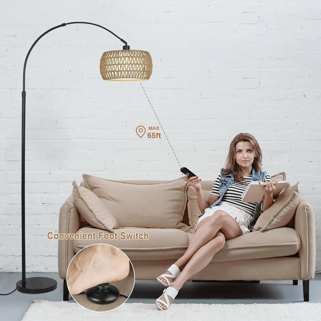 Traditional Beige Floor Lamp