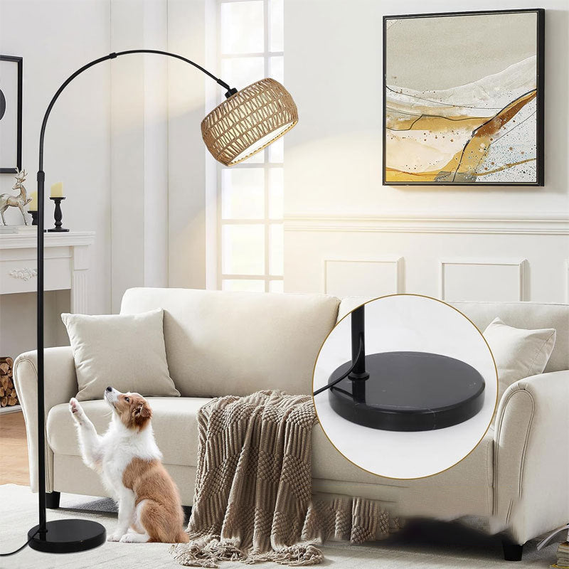 Traditional Beige Floor Lamp