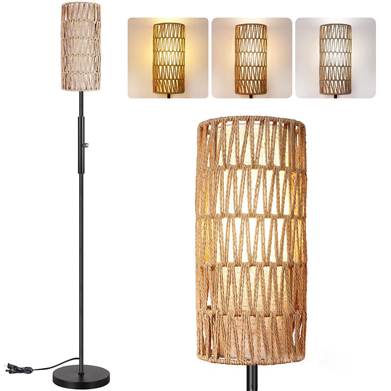 Japanese Beige Floor Lamp