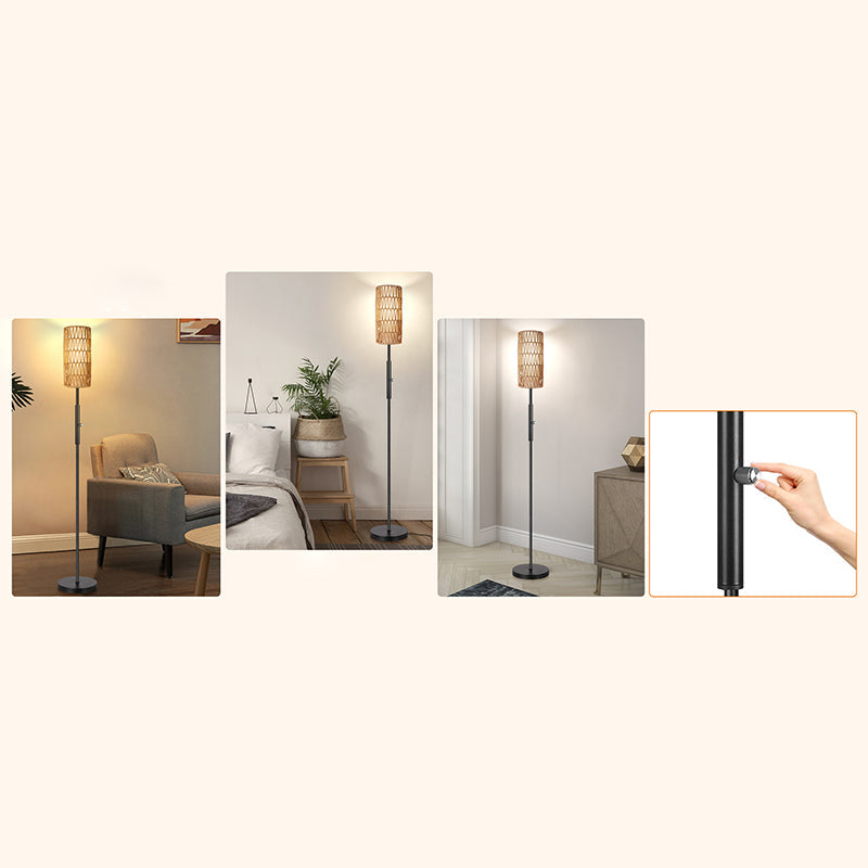 Japanese Beige Floor Lamp