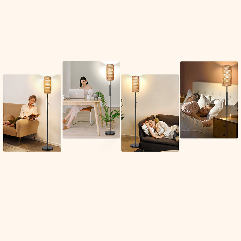 Japanese Beige Floor Lamp