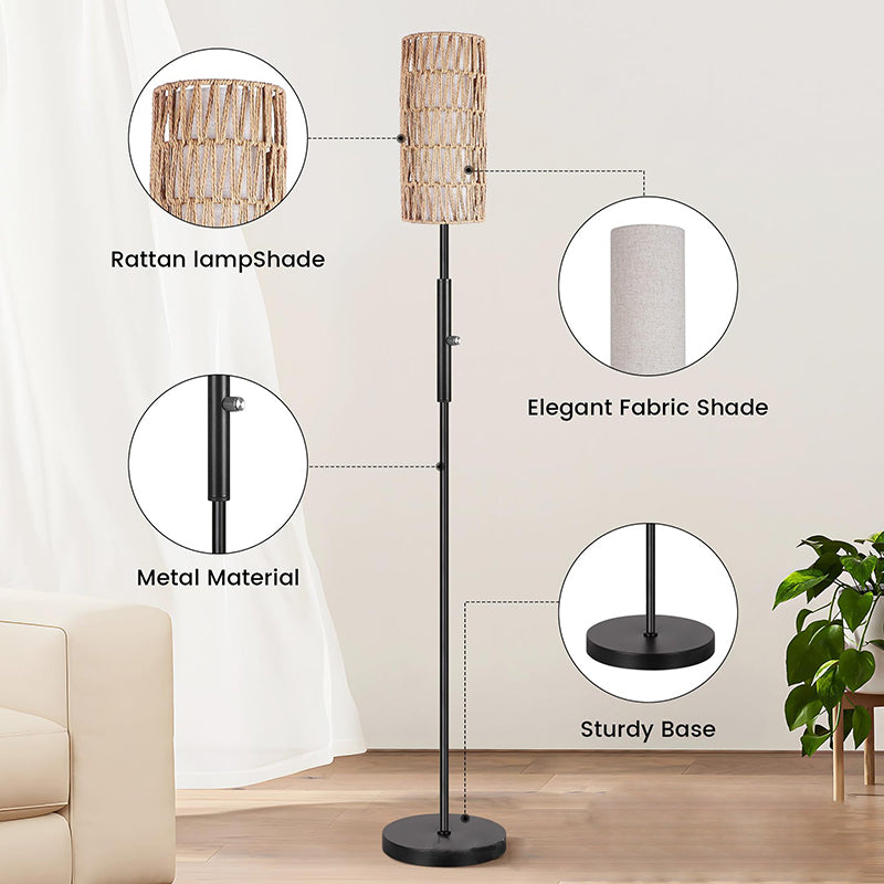 Japanese Beige Floor Lamp