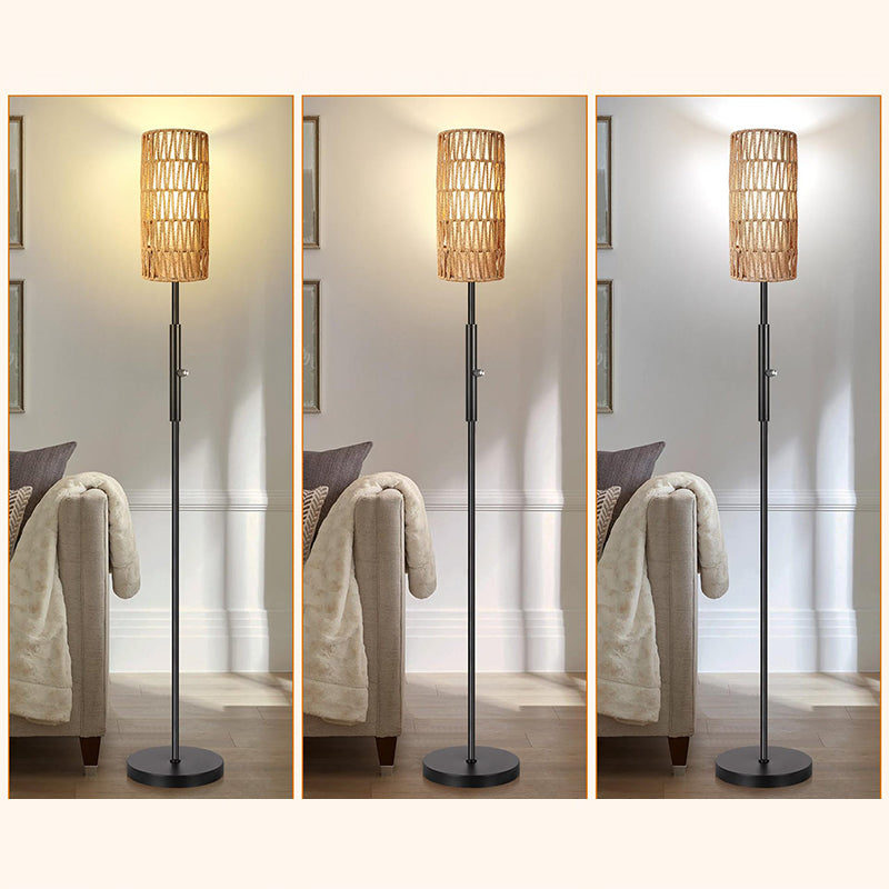 Japanese Beige Floor Lamp