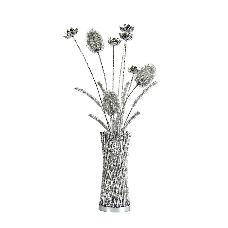 Art Deco Silver Floor Lamp